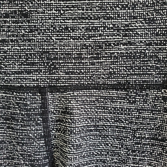 Lululemon Athletica Wunder Under High Rise Coco Pique Black Size 6 - Picture 4 of 12